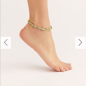 Free People Sol Beaded Shell Anklet